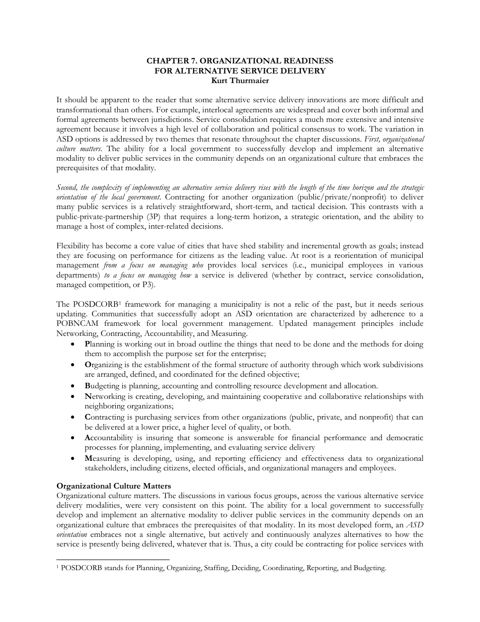 Organizational culture matters | HR Green ASD for Local Governments Handbook - Executive Summary User Manual | Page 12 / 15