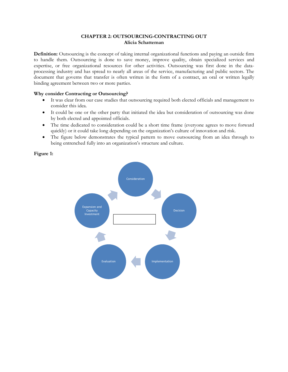 Why consider contracting or outsourcing, Figure 1 | HR Green ASD for Local Governments Handbook - Executive Summary User Manual | Page 6 / 15