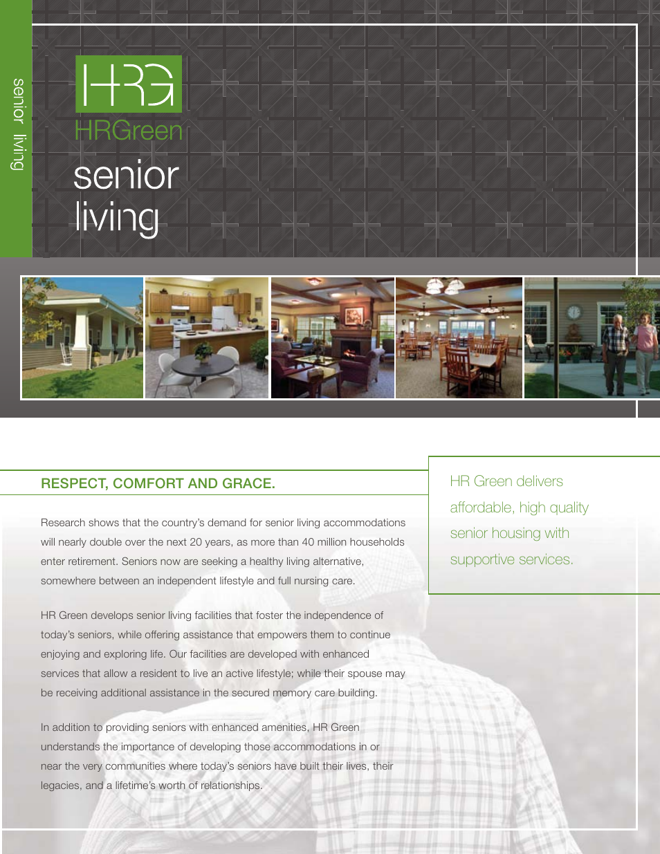 HR Green Senior Living Brochure User Manual | 4 pages