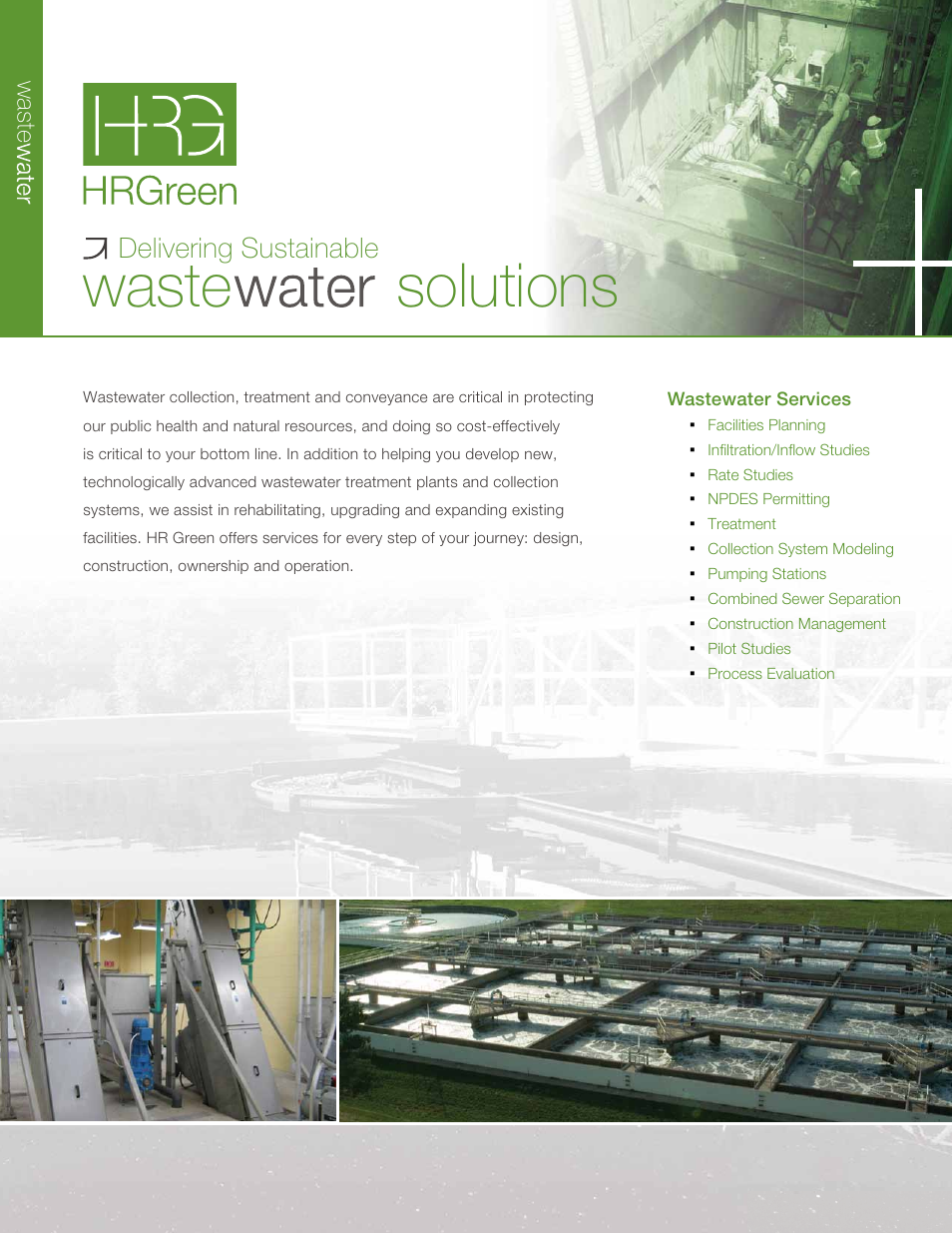 HR Green Wastwater Brochure User Manual | 2 pages