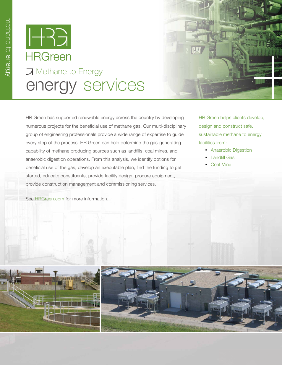 HR Green Methane Brochure User Manual | 4 pages