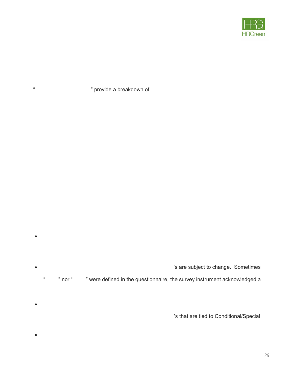 Exhibit d: state by state fee comparisons | HR Green Rate Fee Survey Report User Manual | Page 27 / 69