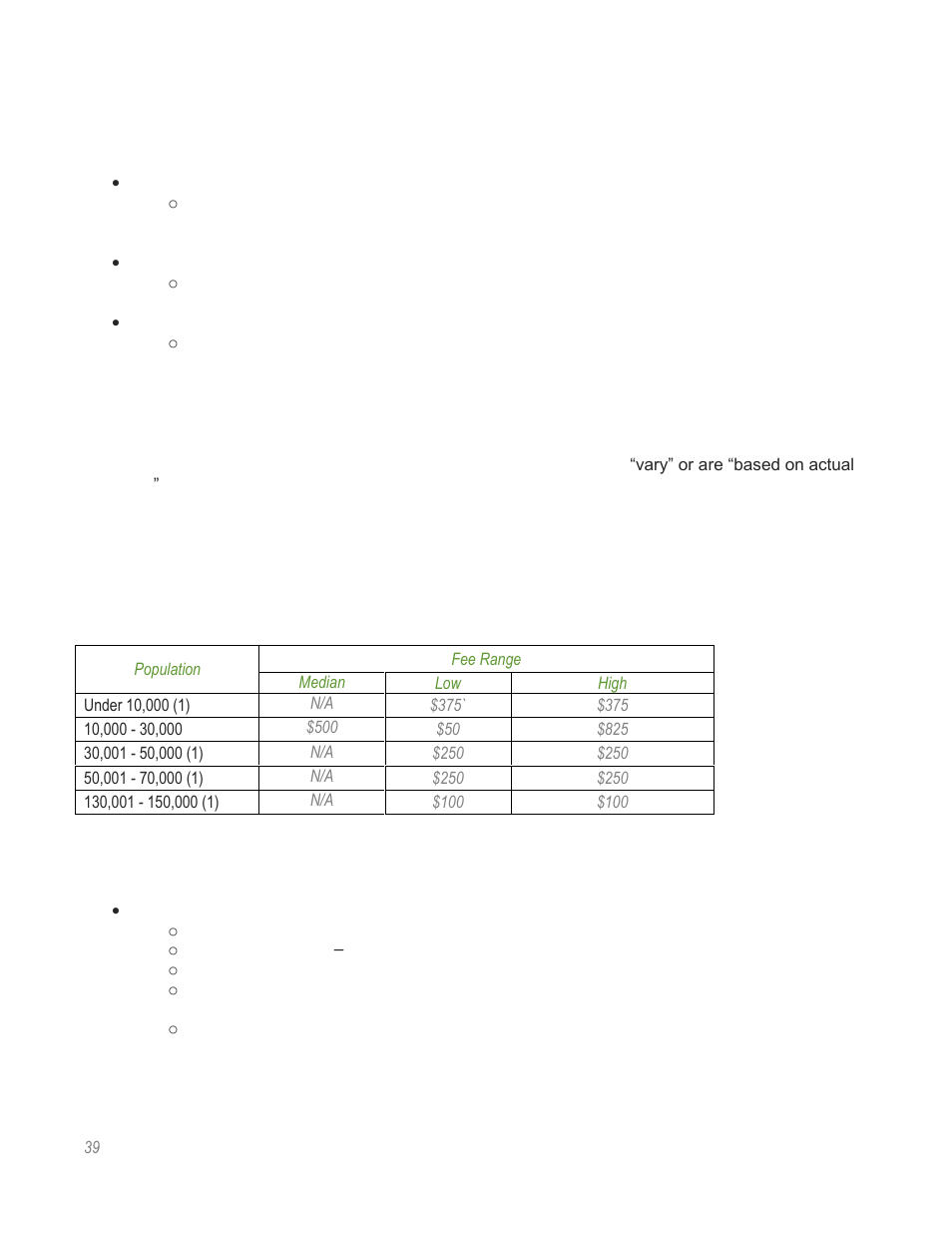Georgia | HR Green Rate Fee Survey Report User Manual | Page 40 / 69