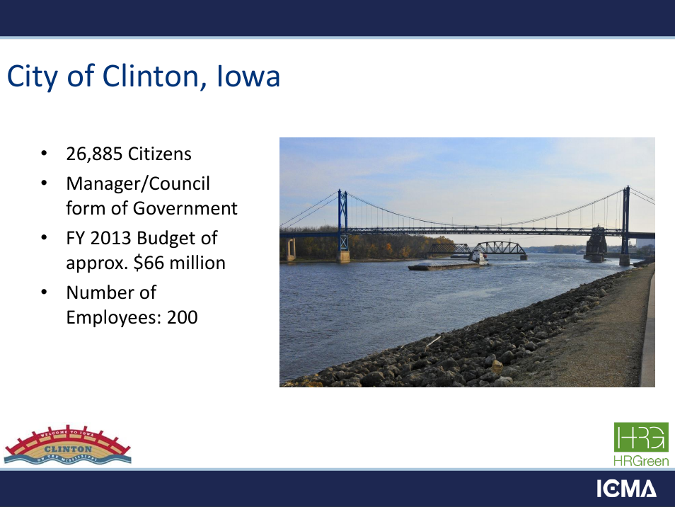 City of clinton, iowa | HR Green Real World Applications for Alternative Service Delivery User Manual | Page 6 / 28