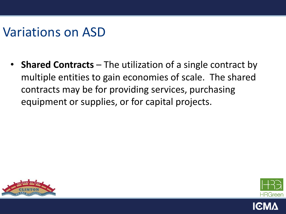 Variations on asd | HR Green Real World Applications for Alternative Service Delivery User Manual | Page 9 / 28