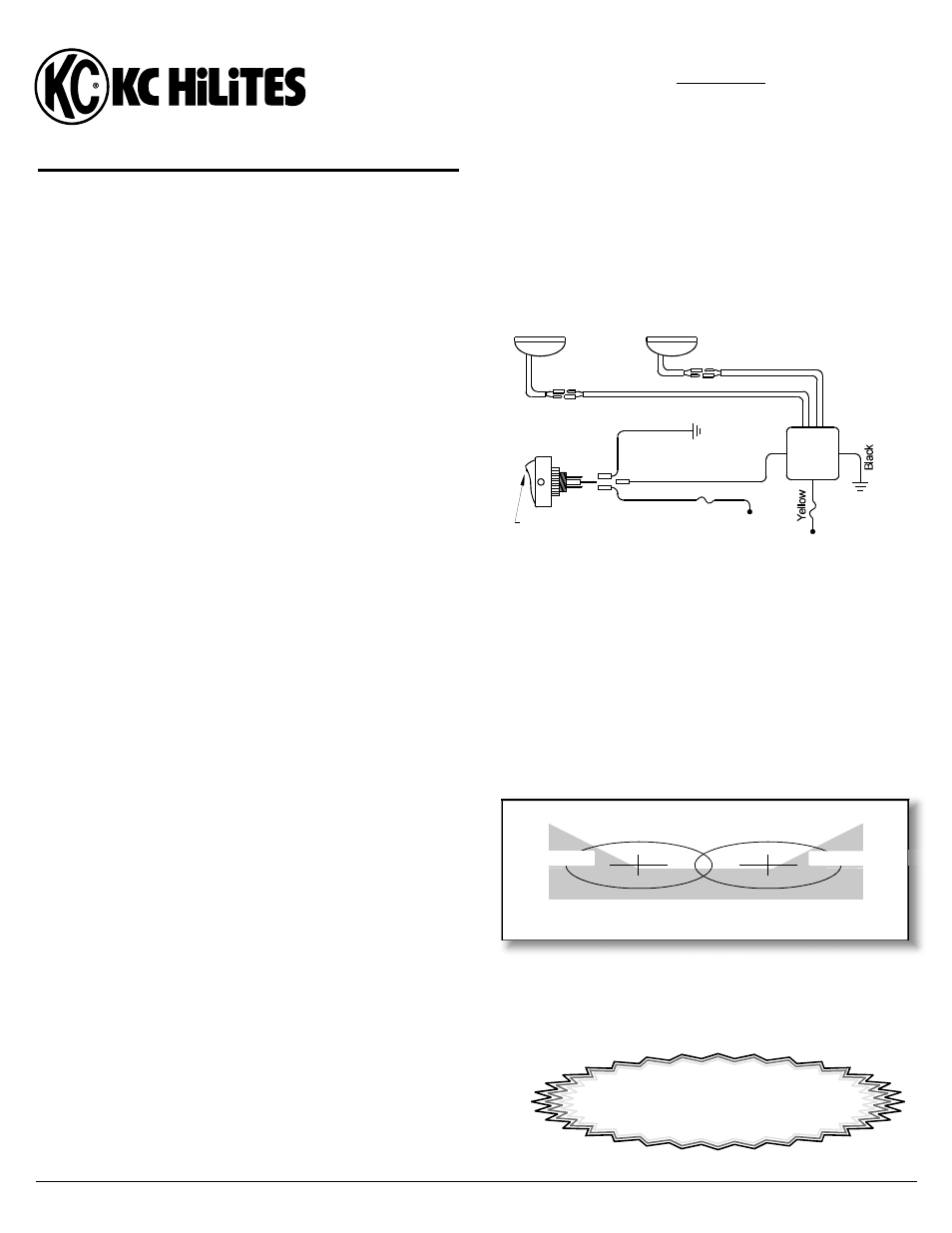 KC HiLiTES KC #775 Wide Beam Lights Installation User Manual | 1 page