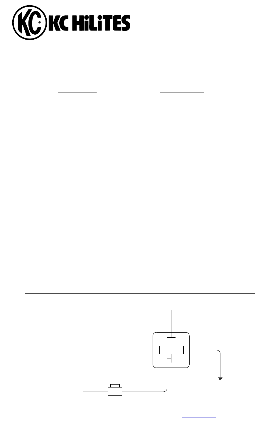 KC HiLiTES KC #6314 QUAD BEAM Installation User Manual | 1 page