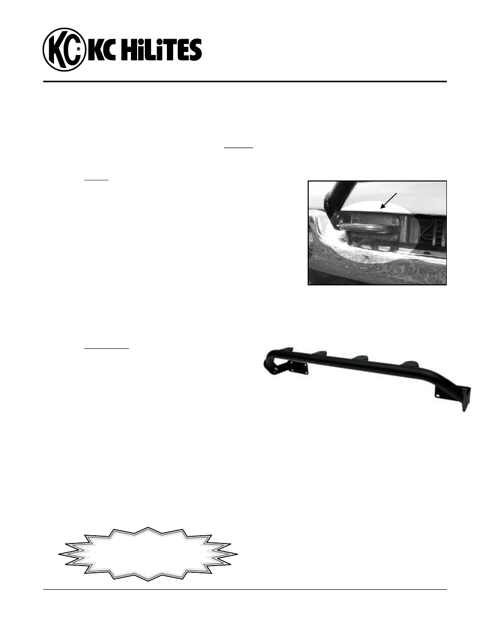 KC HiLiTES KC #7434 2006-11 Dodge Laramie 2500_3500 Installation User Manual | 1 page