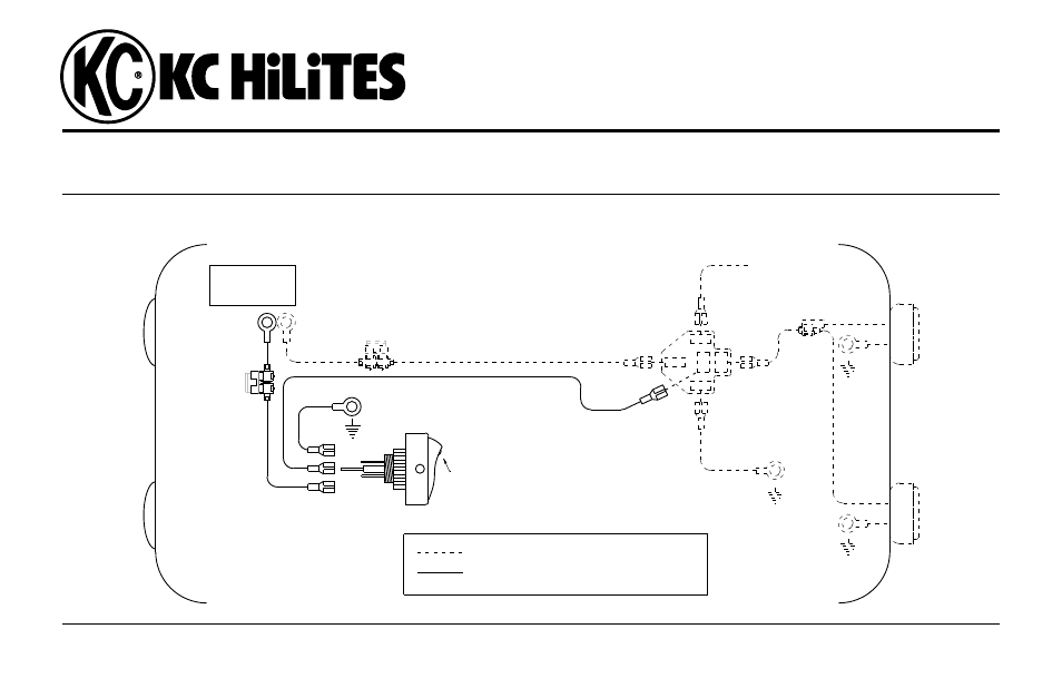 KC HiLiTES KC #6303 Add-on Switch Kit Installation User Manual | 1 page