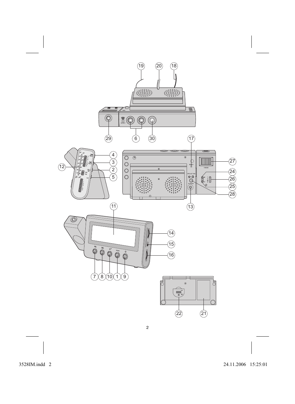 Vitek VT-3528 BK User Manual | Page 2 / 32