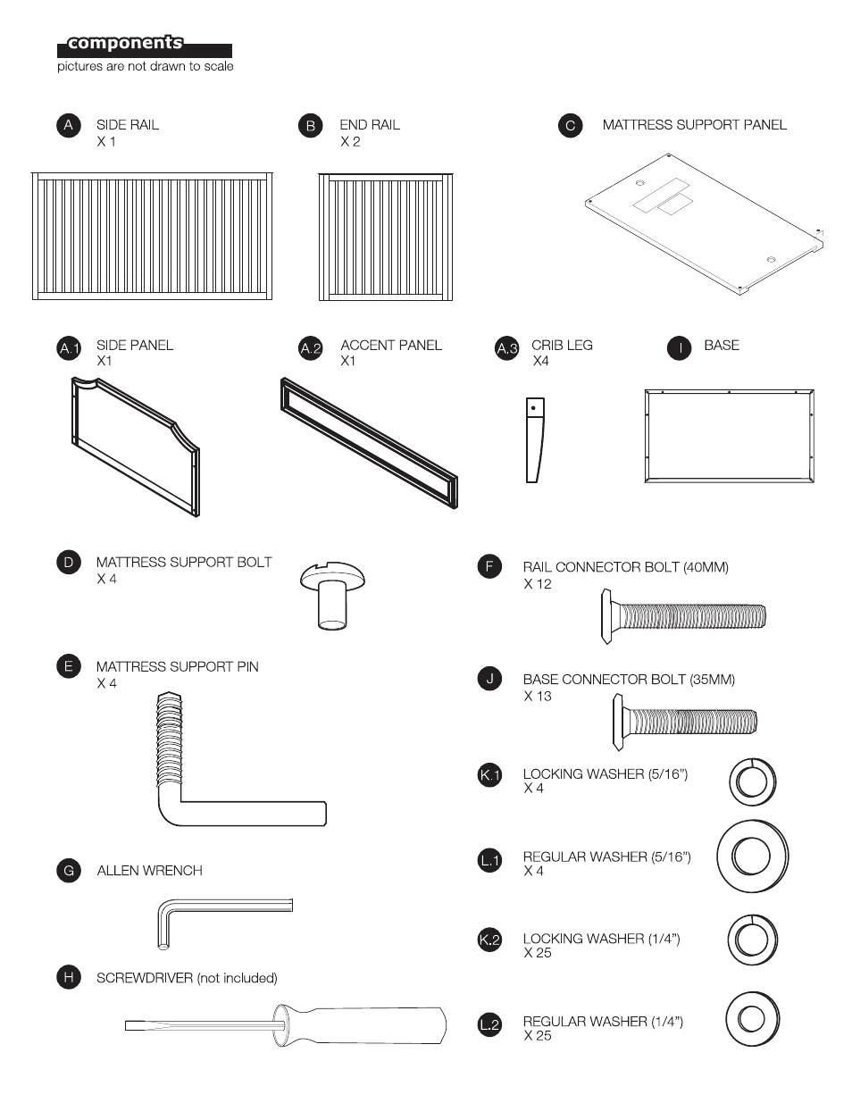 Land of Nod VERONA CRIB User Manual | Page 2 / 10