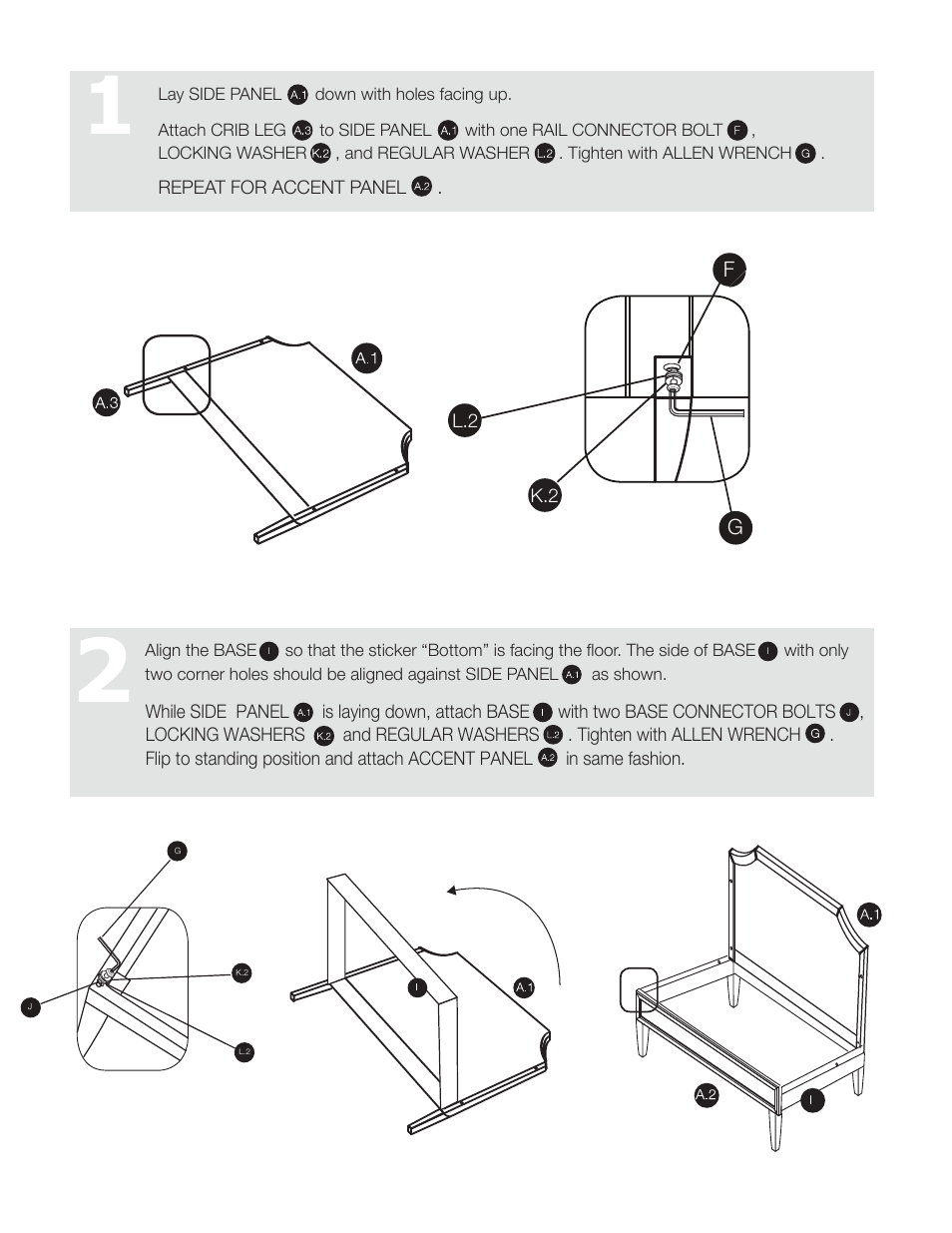 Land of Nod VERONA CRIB User Manual | Page 3 / 10