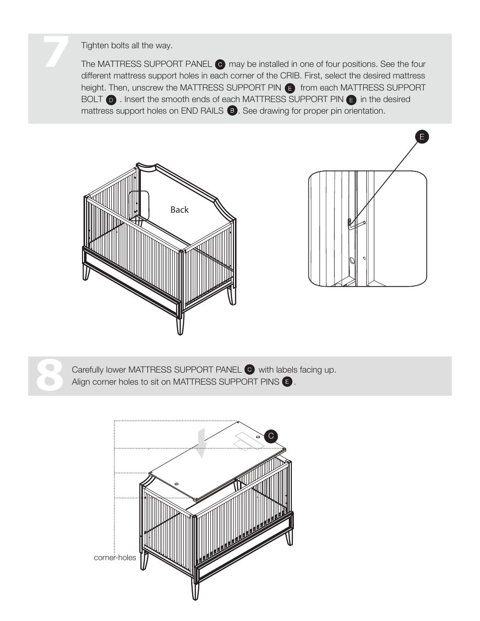 Land of Nod VERONA CRIB User Manual | Page 7 / 10