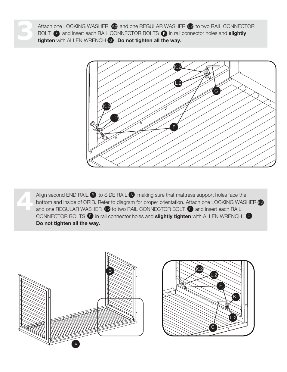 Land of Nod OSLO CRIB User Manual | Page 4 / 11