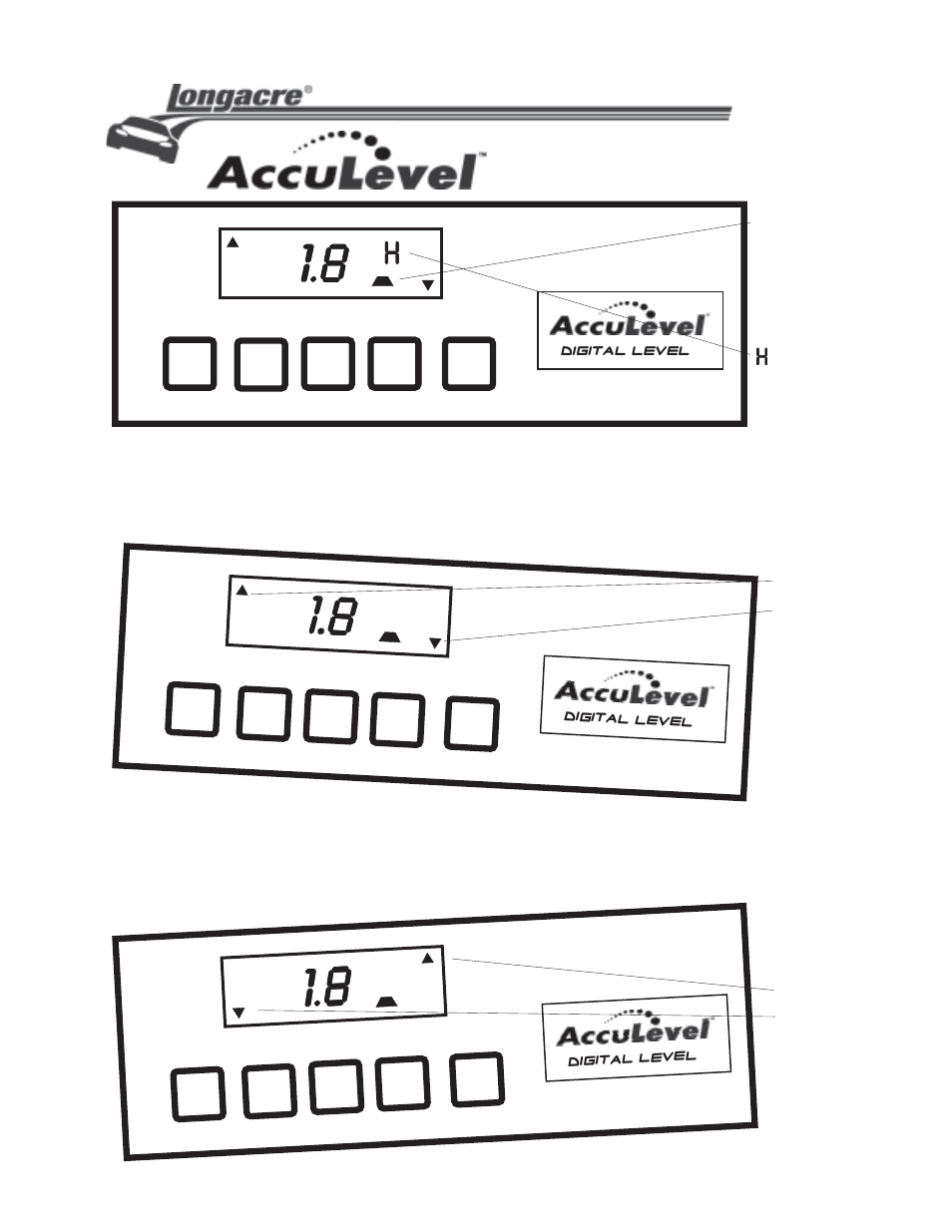 Ver. 4) | Longacre 78295 Digital Caster_Camber Gauge with AccuLevel (version 4) and QuickSet Adapter User Manual | Page 3 / 3