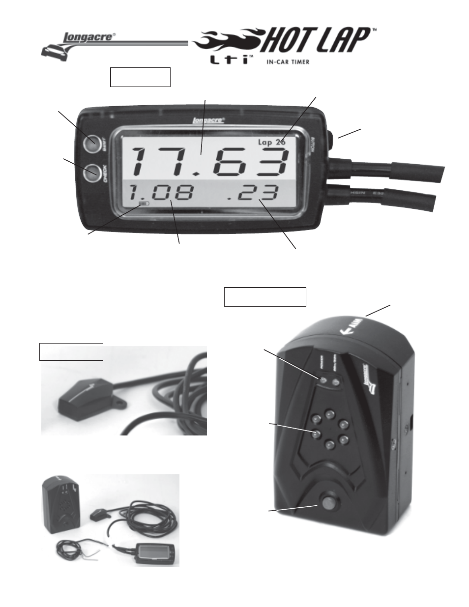 Longacre 21710 Hot Lap Lti System User Manual | 2 pages