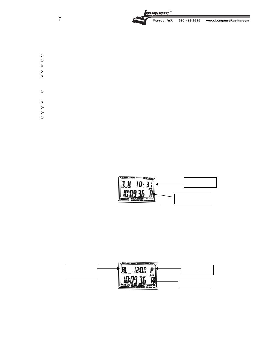 Countdown timer, Setting normal time and alarm time | Longacre 22172 Robic SC-606W Stopwatch User Manual | Page 2 / 7