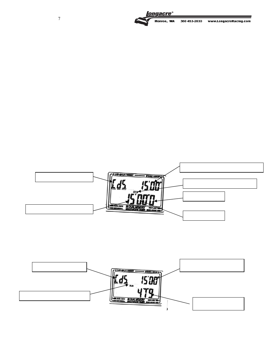 Setting the countdown timer, Operating the countdown timer | Longacre 22172 Robic SC-606W Stopwatch User Manual | Page 6 / 7