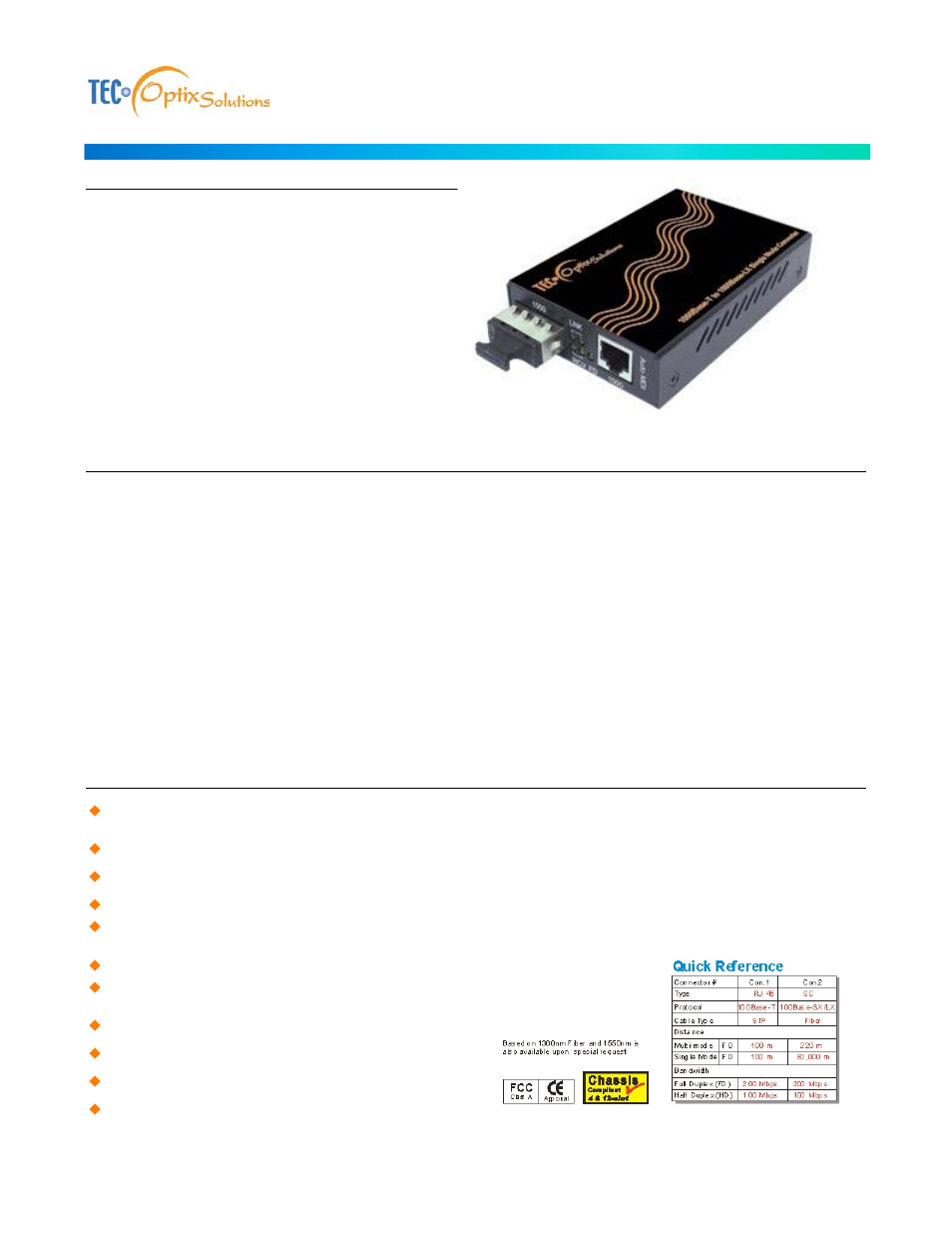 Lynn Electronics MC-1000SC-MM User Manual | 3 pages