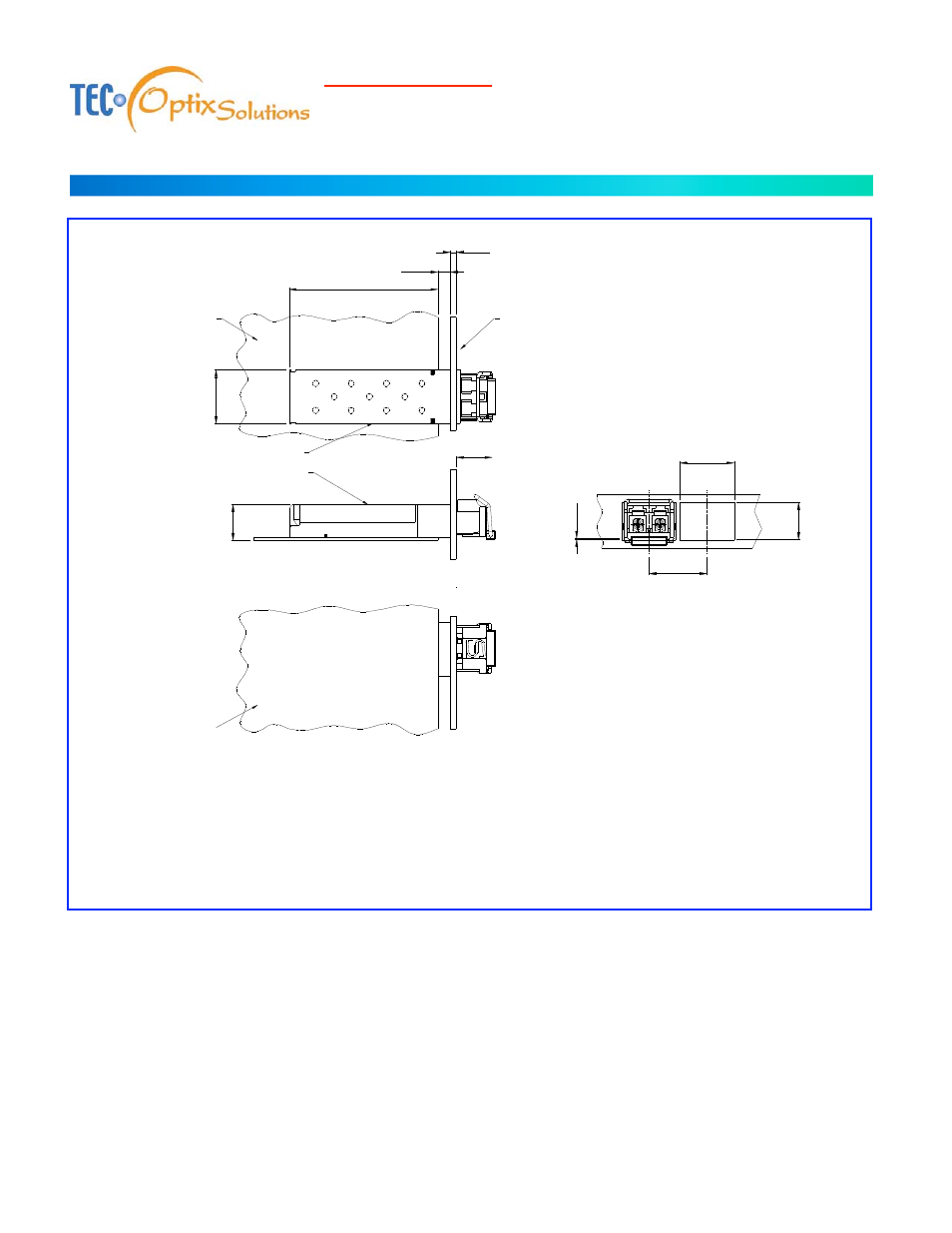 Assembly drawing | Lynn Electronics MC-SFP-MM-550M User Manual | Page 8 / 10