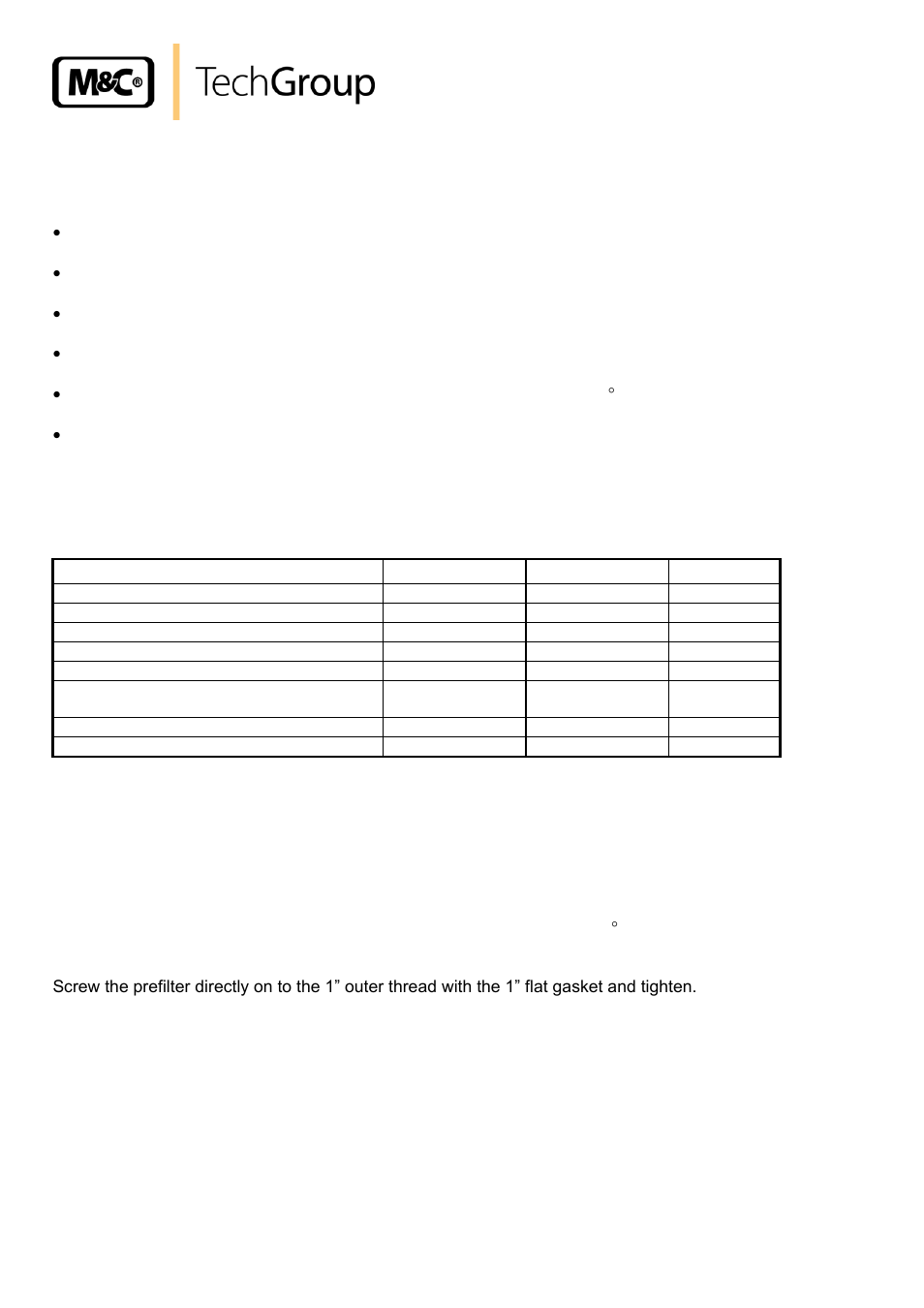 Preparation for installation, Mounting | M&C TechGroup SP10 Operator's manual User Manual | Page 10 / 14