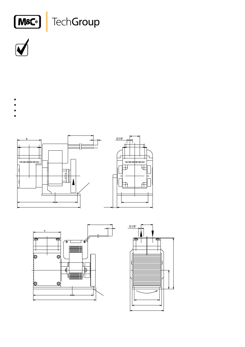Mechanical installation, Figure 1, Dimensions (mm) n3/5 kpe | Figure 2, Dimensions (mm) n9 kpe, 1 mechanical installation | M&C TechGroup N9 KP18 Operator's manual User Manual | Page 10 / 21