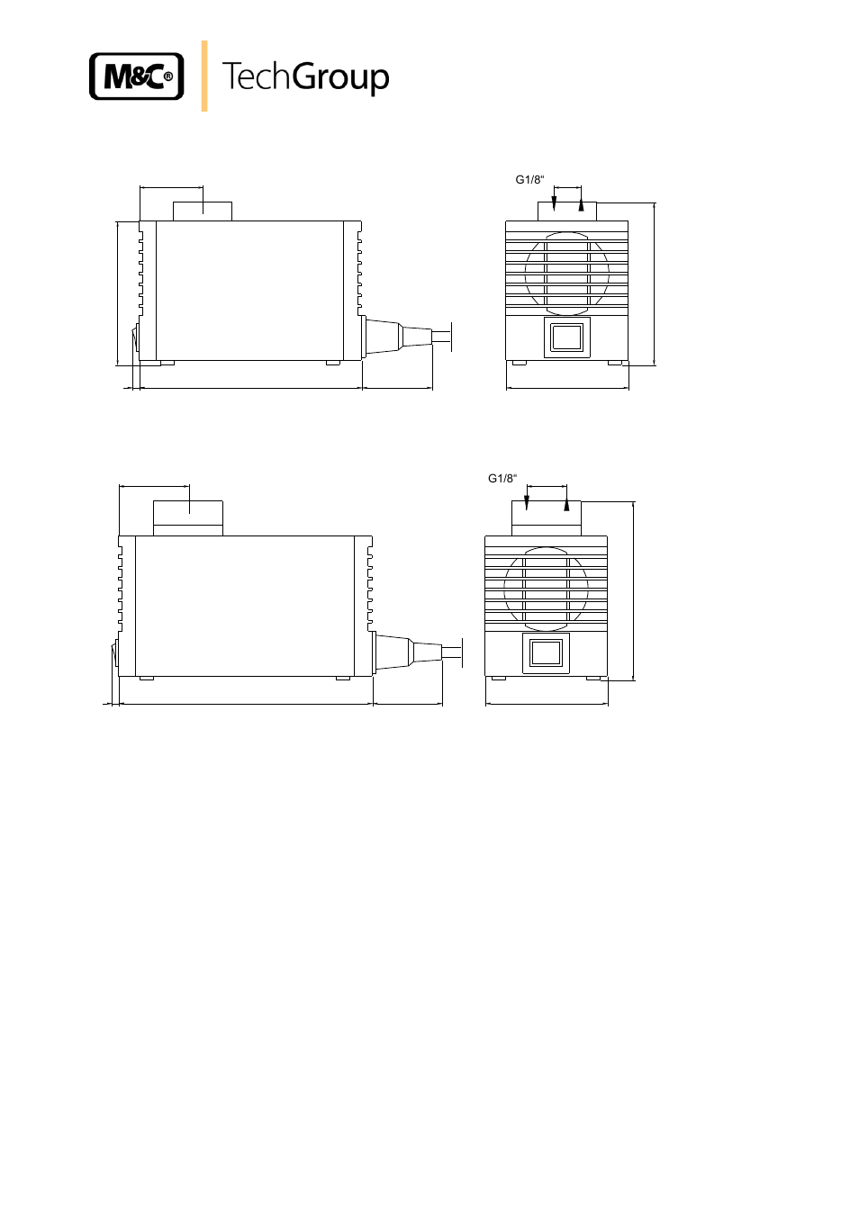 Figure 3, Dimensions (mm) n3/5 kp18, Figure 4 | Dimensions (mm) n9 kp18 | M&C TechGroup N9 KP18 Operator's manual User Manual | Page 11 / 21