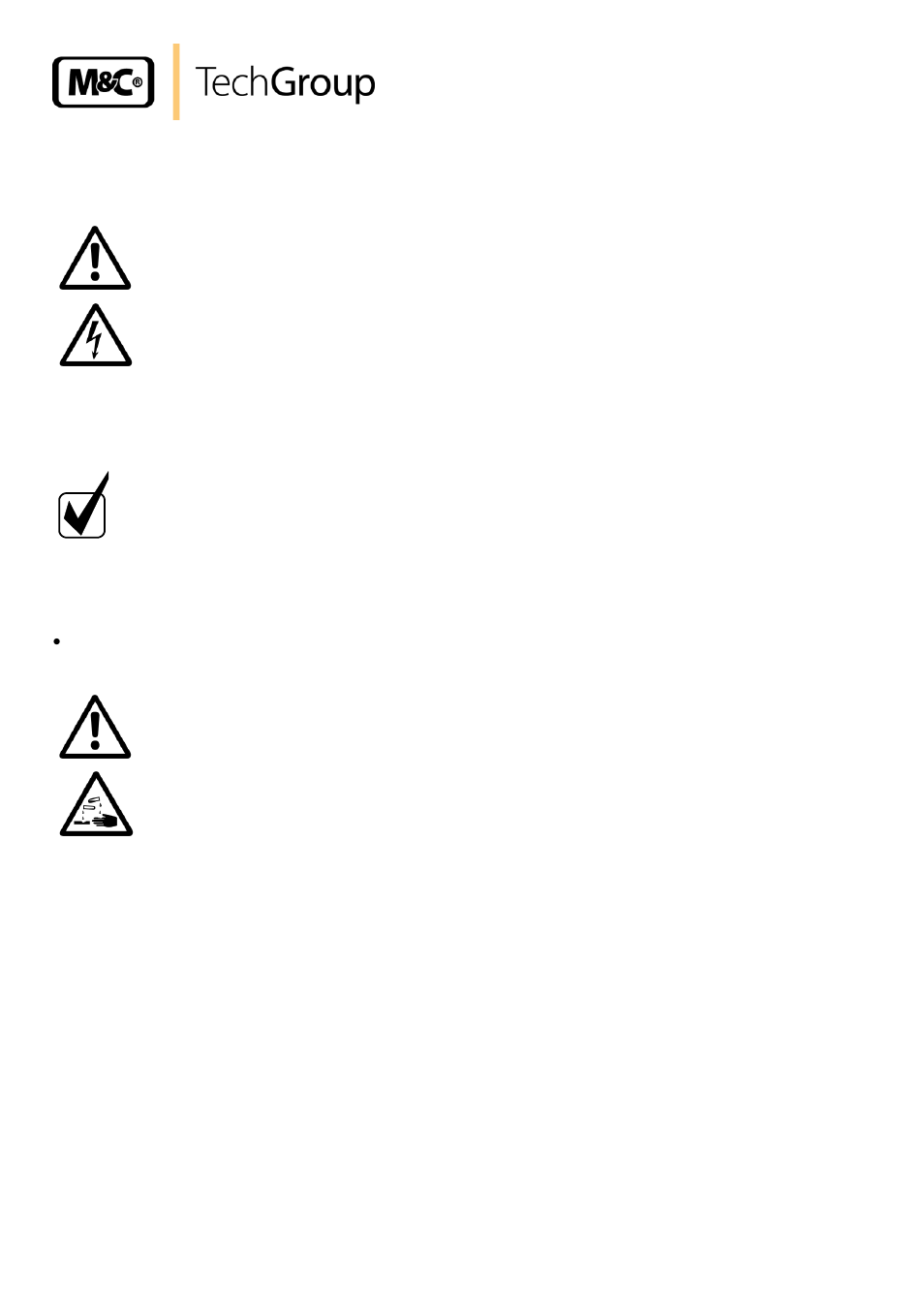 Safety instructions | M&C TechGroup N9 KP18 Operator's manual User Manual | Page 8 / 21