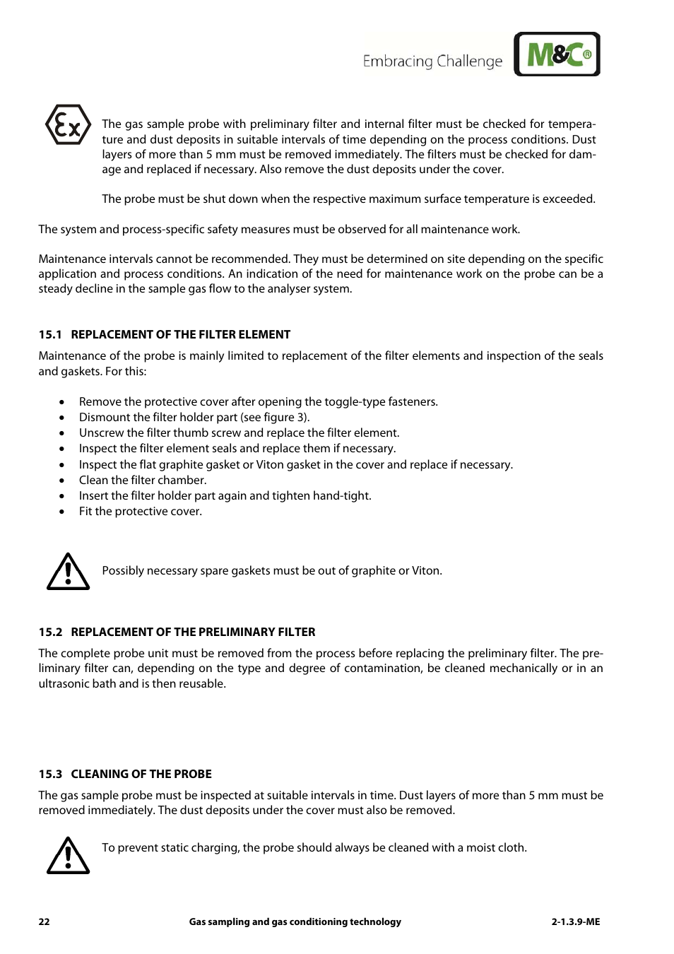 M&C TechGroup SP3200 Operator's manual User Manual | Page 22 / 28