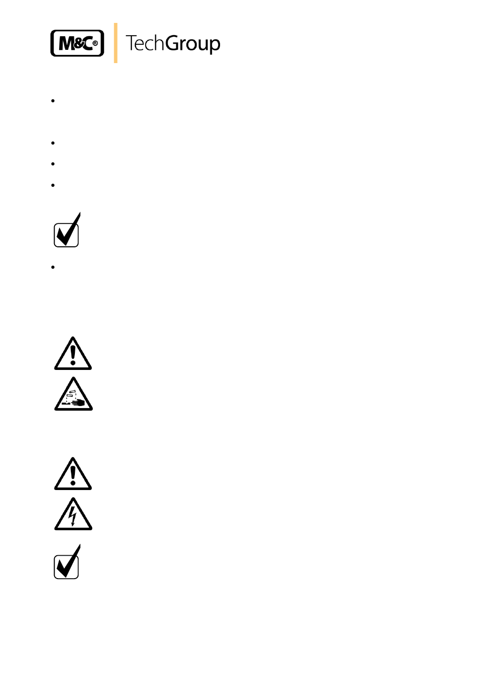 Electrical connections | M&C TechGroup PSS-10_1 Operator's manual User Manual | Page 13 / 23
