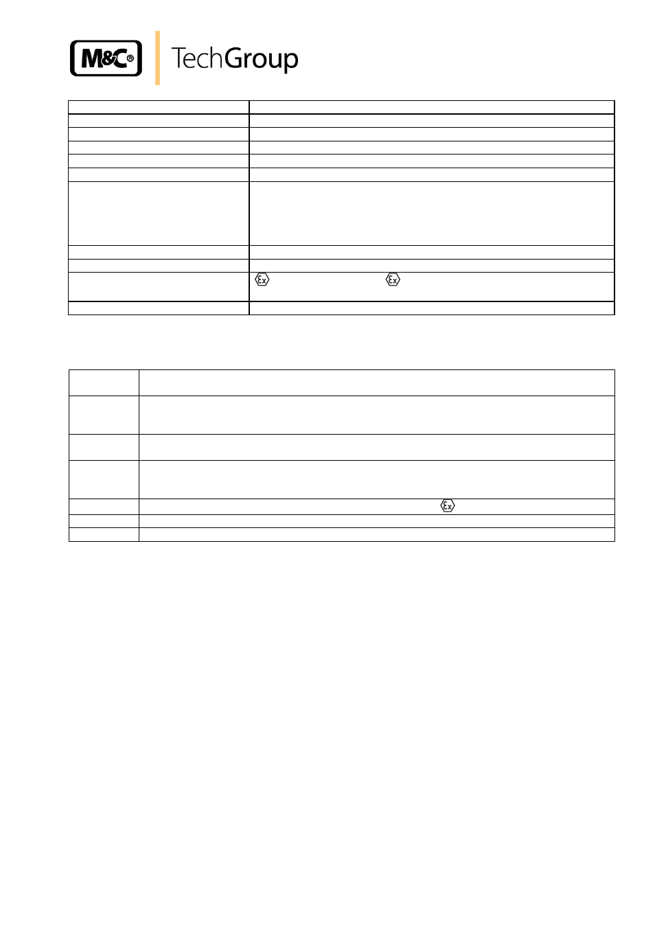 Options | M&C TechGroup PMA 50 EEX Operator's manual User Manual | Page 11 / 48