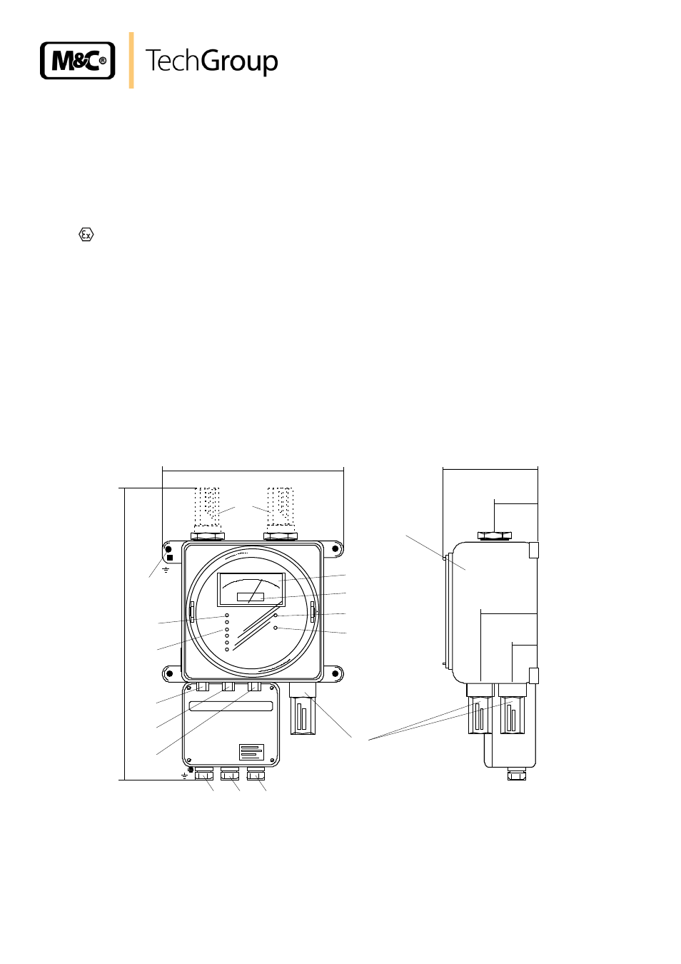 Description, Figure 1, Pma 50 ex oxygen analyser | M&C TechGroup PMA 50 EEX Operator's manual User Manual | Page 12 / 48