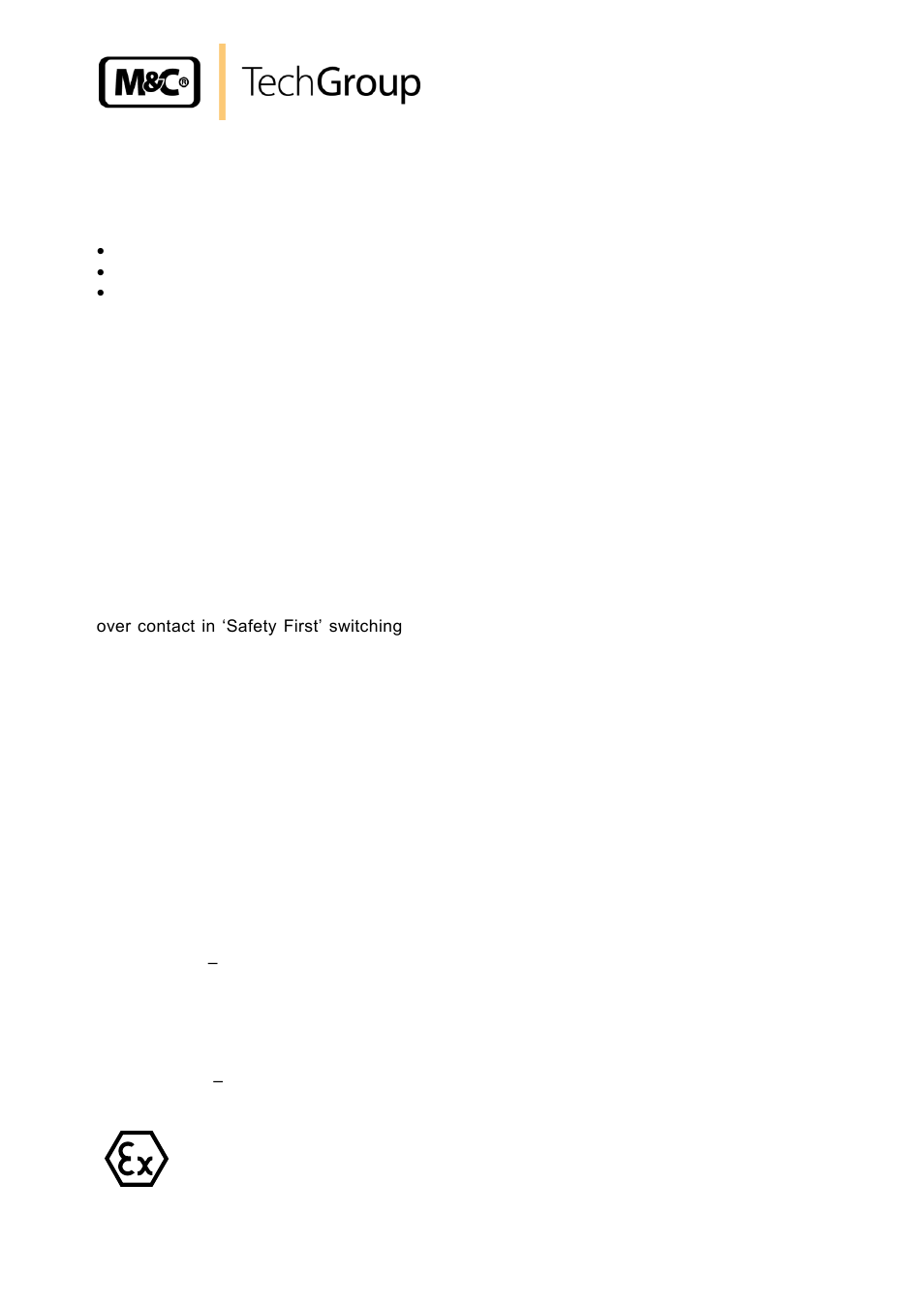 M&C TechGroup PMA 50 EEX Operator's manual User Manual | Page 13 / 48