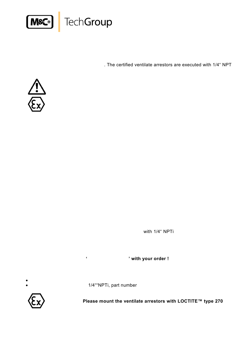 Supply connections, Sample gas inlet and sample gas outlet, Option purging enclosure or ventilation | M&C TechGroup PMA 50 EEX Operator's manual User Manual | Page 19 / 48