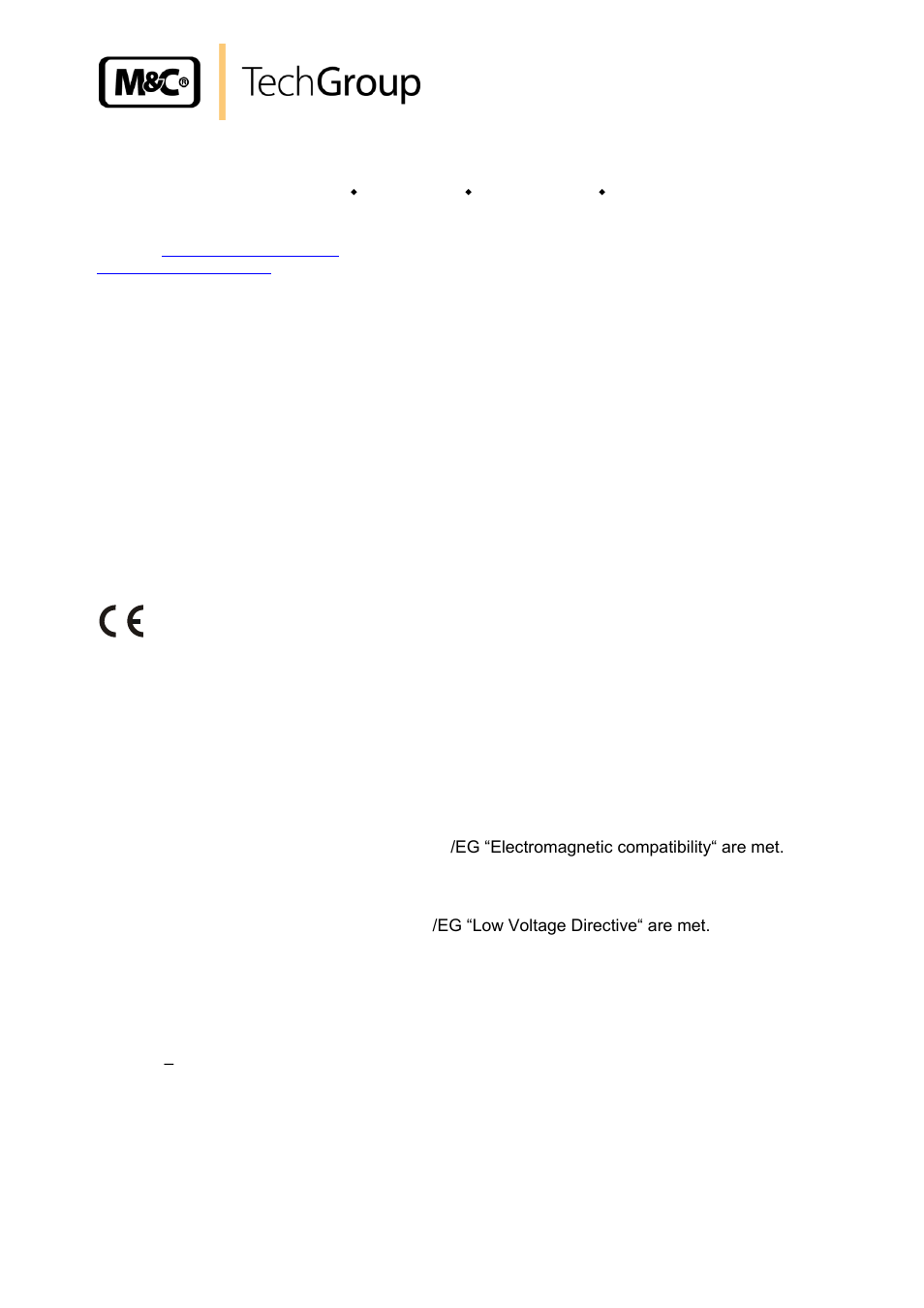 General information, Declaration of conformity | M&C TechGroup PMA 50 EEX Operator's manual User Manual | Page 5 / 48