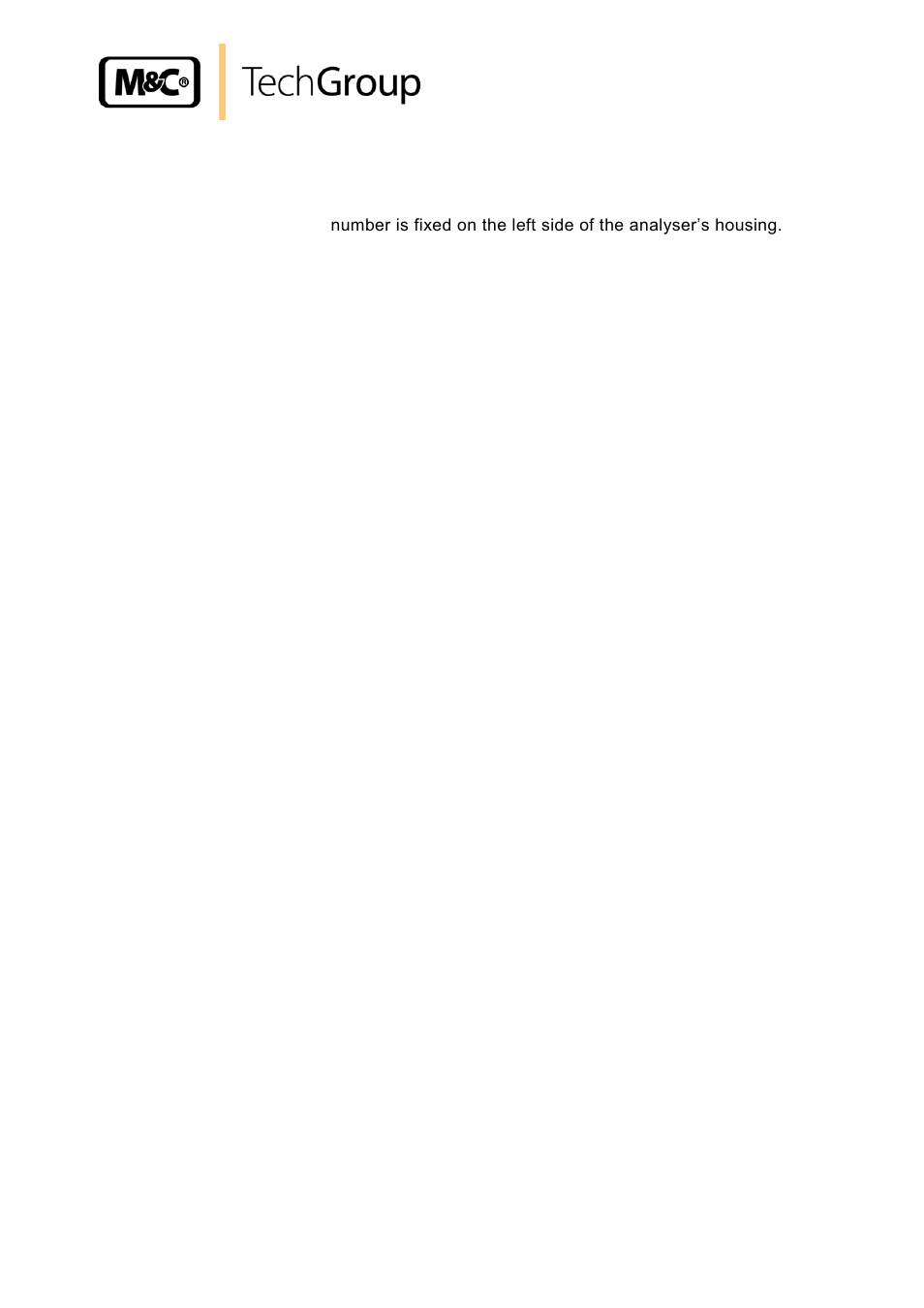 Introduction, Serial number, Power supply | Application | M&C TechGroup PMA 50 EEX Operator's manual User Manual | Page 9 / 48