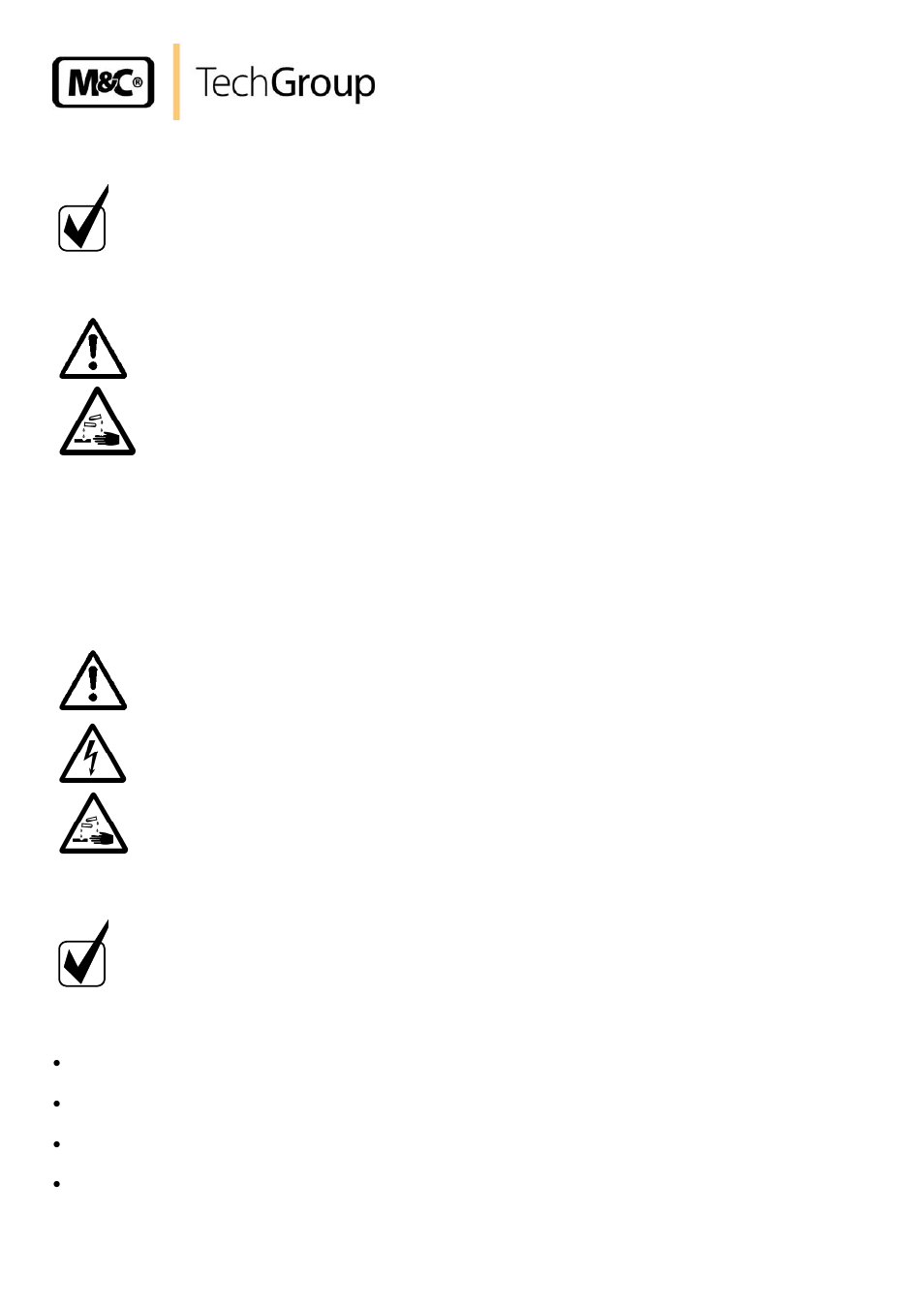 M&C TechGroup MP30 Operator's manual User Manual | Page 14 / 18