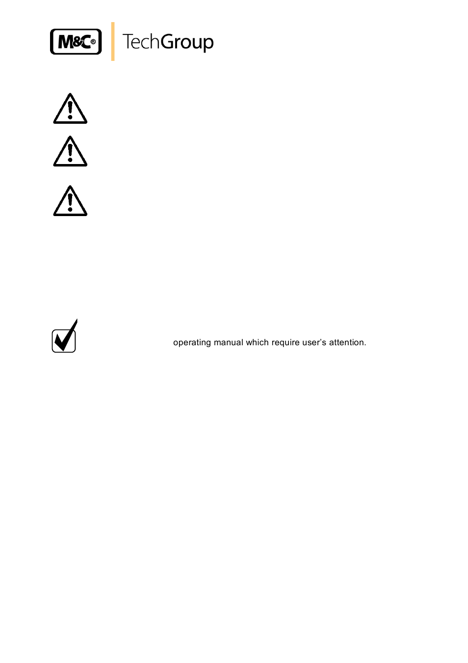 Used terms and signal indications | M&C TechGroup PMA 10S Operator's manual User Manual | Page 7 / 27