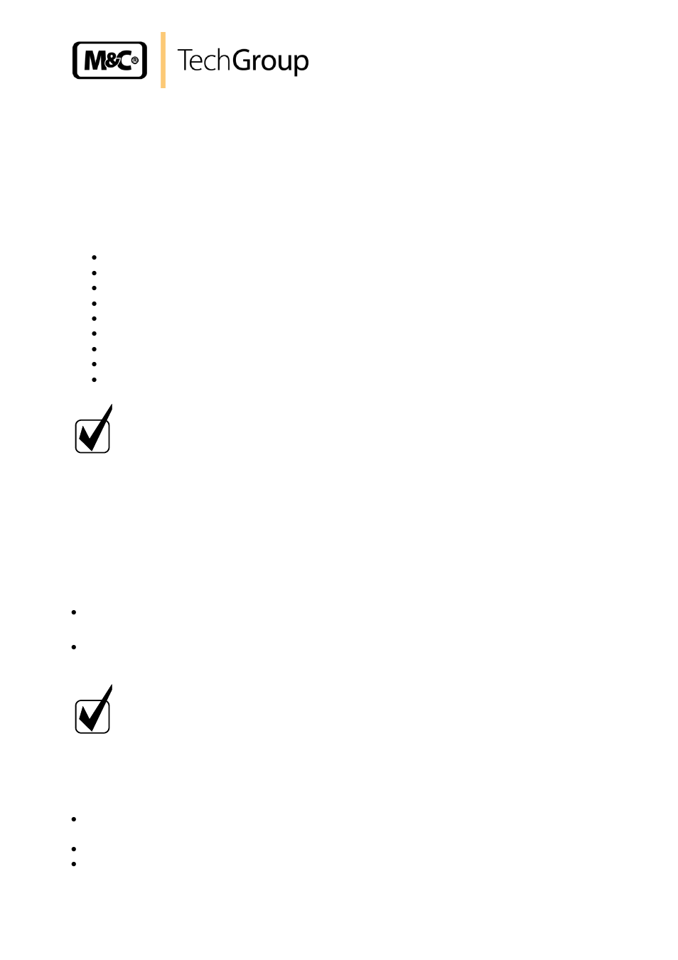 Material quality, Electrical equipment, Supply failure | Reception and storage, Preparation for mounting | M&C TechGroup PAS-500 Operator's manual User Manual | Page 11 / 20