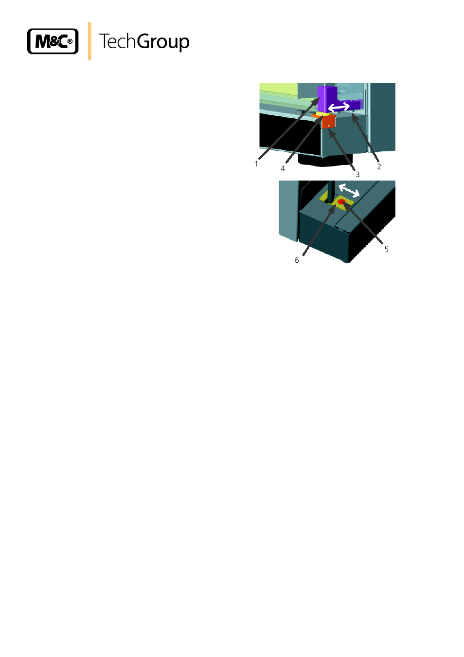Cleaning, Closing down, Error massages | Figure 9, Layout of the door hinge | M&C TechGroup PAS-500 Operator's manual User Manual | Page 18 / 20
