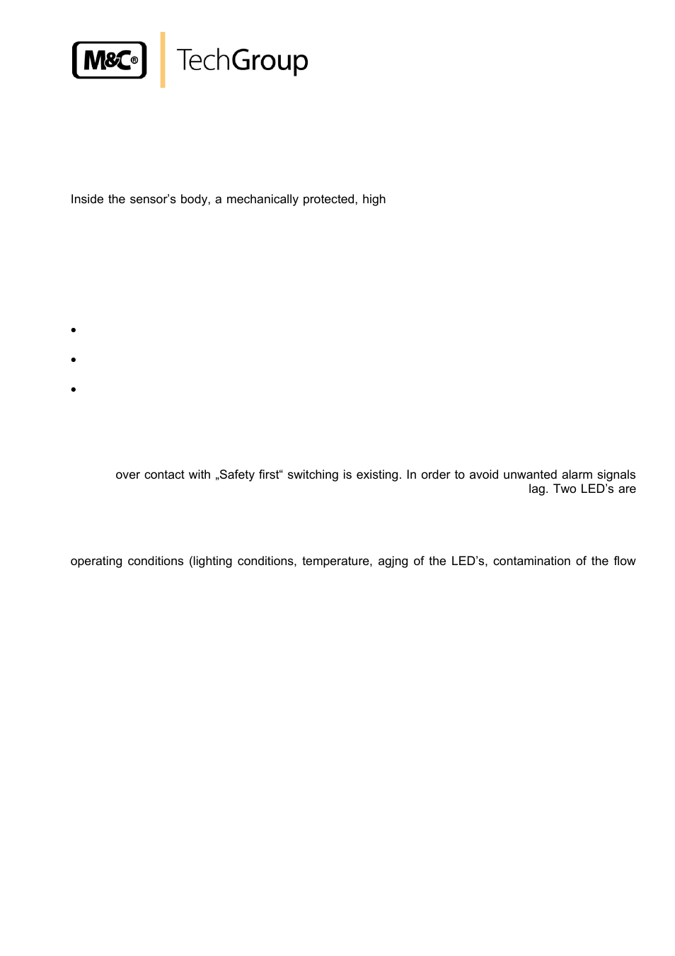 Description | M&C TechGroup FA-1_2_3,bi Operator's manual User Manual | Page 9 / 24