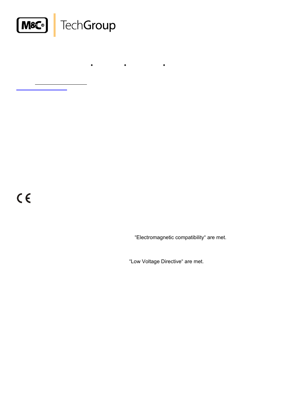 General information, Declaration of conformity | M&C TechGroup PSP4000-H_C_T Operator's manual User Manual | Page 4 / 24