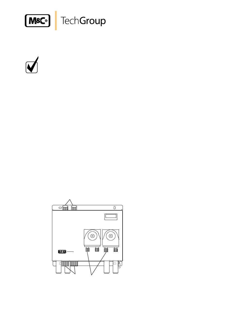 Installation instructions, Supply connections, Hose connections | Figure 4, Position of the gas and condensate, 14 installation instructions | M&C TechGroup ECM-ExII Operator's manual User Manual | Page 13 / 39
