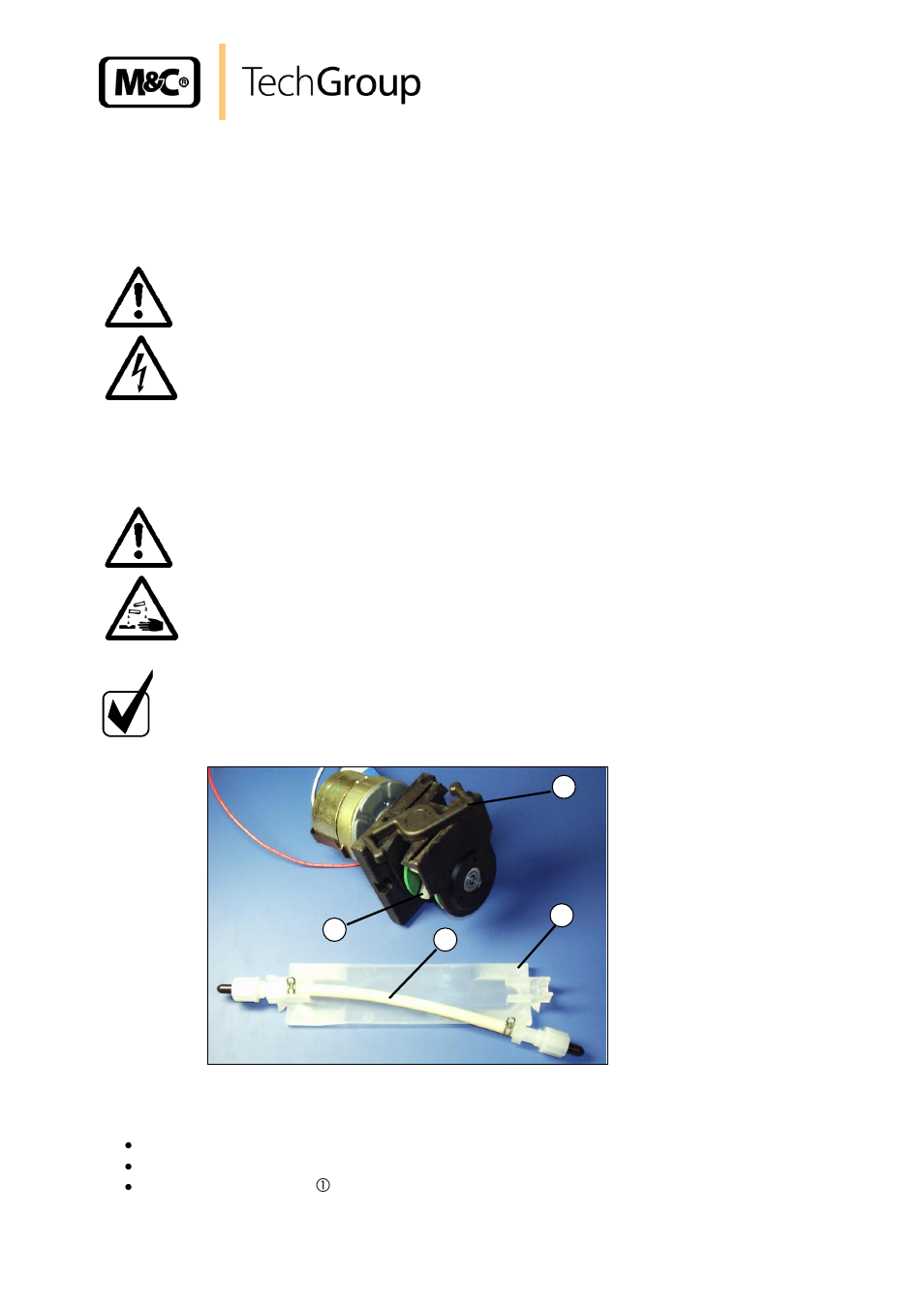 Figure 6, Change of the pump tube | M&C TechGroup ECM-ExII Operator's manual User Manual | Page 19 / 39