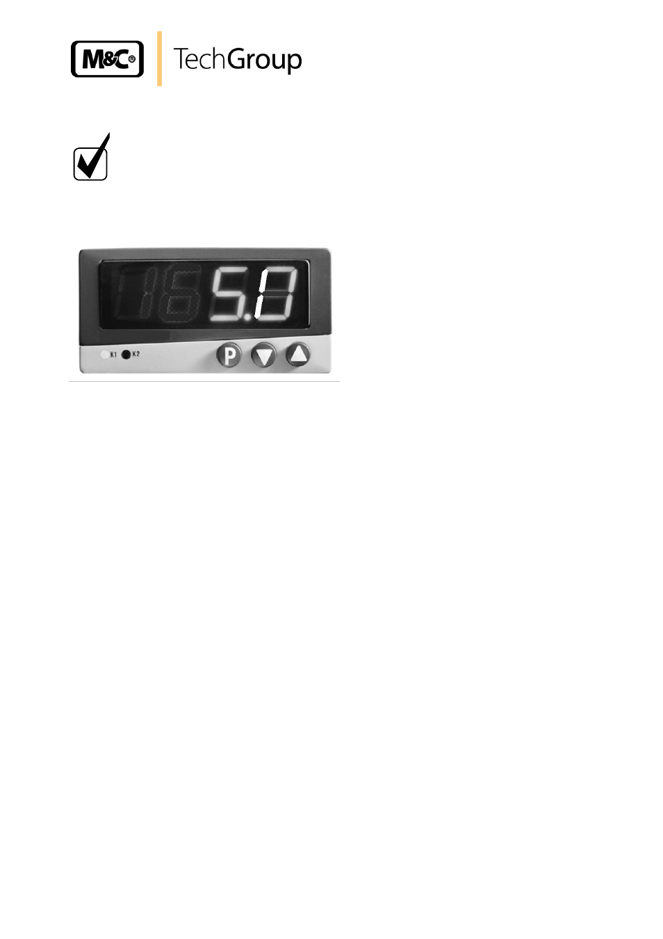 Changing the set value, Changing the temperature alarm window, Figure 7 | Front view of the temperature controller | M&C TechGroup ECM-ExII Operator's manual User Manual | Page 21 / 39