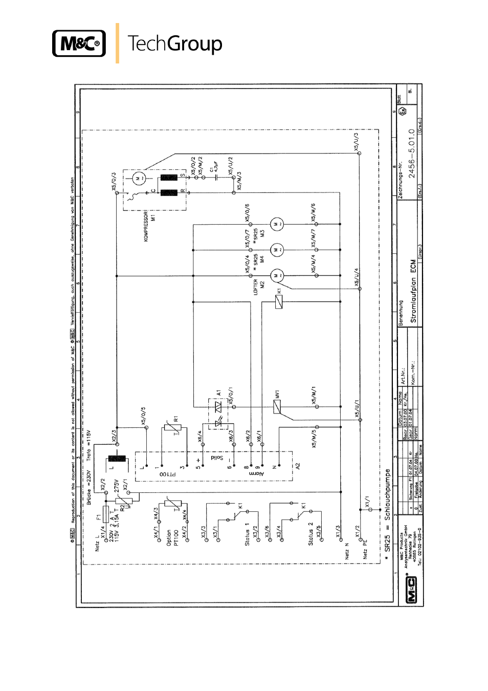Figure 9, Circuit diagram ecm-exii | M&C TechGroup ECM-ExII Operator's manual User Manual | Page 25 / 39