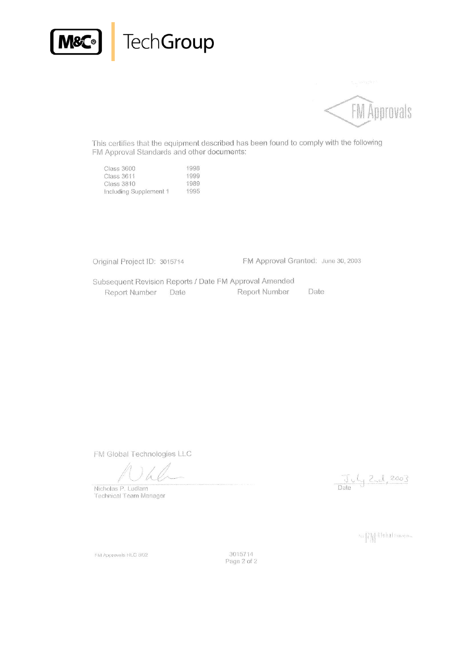 M&C TechGroup ECM-ExII Operator's manual User Manual | Page 39 / 39