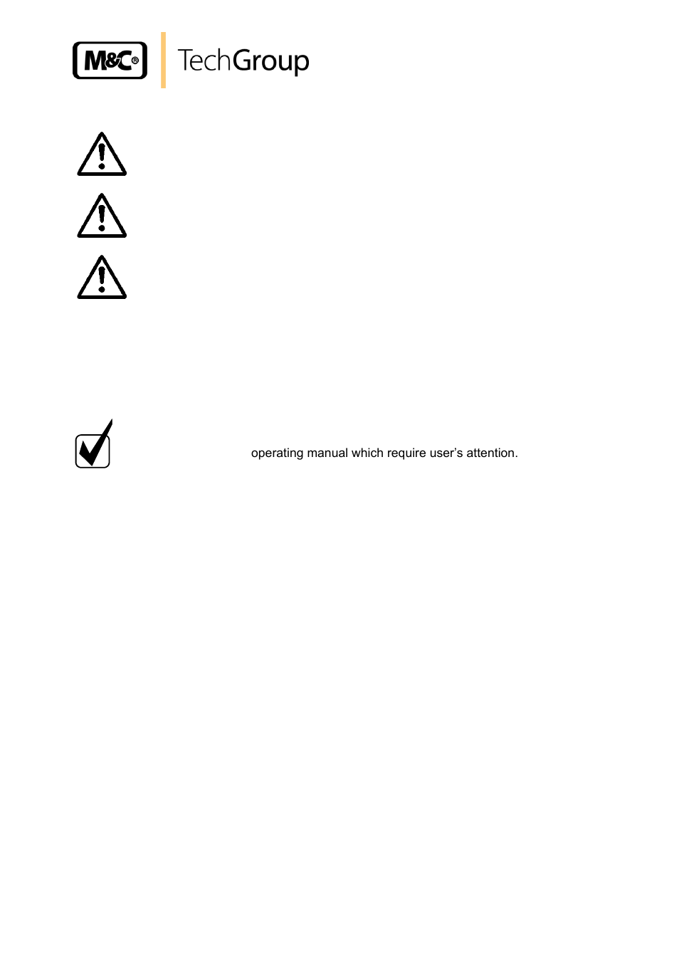 Used terms and signal indications | M&C TechGroup ECM-ExII Operator's manual User Manual | Page 7 / 39