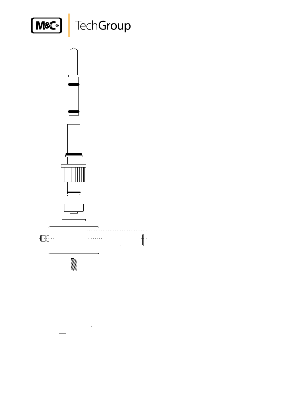 Figure 6, Mounting of the sensor type ks2 | M&C TechGroup KS 2.Ex Operator's manual User Manual | Page 15 / 17