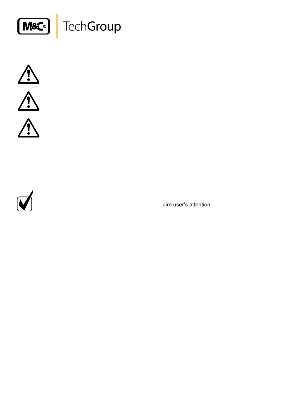 Used terms and signal indications | M&C TechGroup KS 2.Ex Operator's manual User Manual | Page 6 / 17